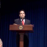 Budget Secretary Charles Zogby addressed the media on Tuesday.