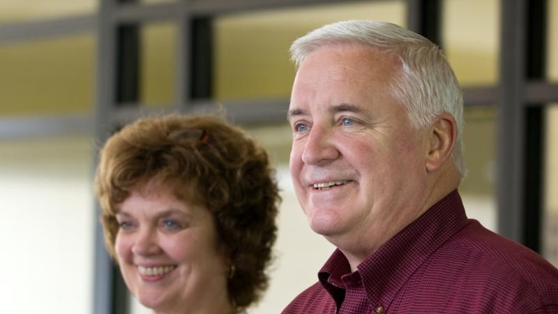 First Lady Susan Corbett and Governor Tom Corbett