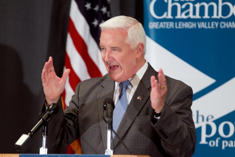 Governor Tom Corbett Addresses Lehigh Valley Chamber of Commerce