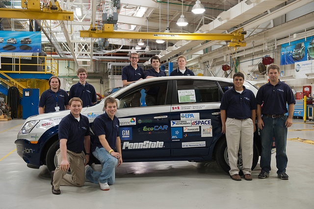 *Photo of the Penn State Team was provided by EcoCAR.