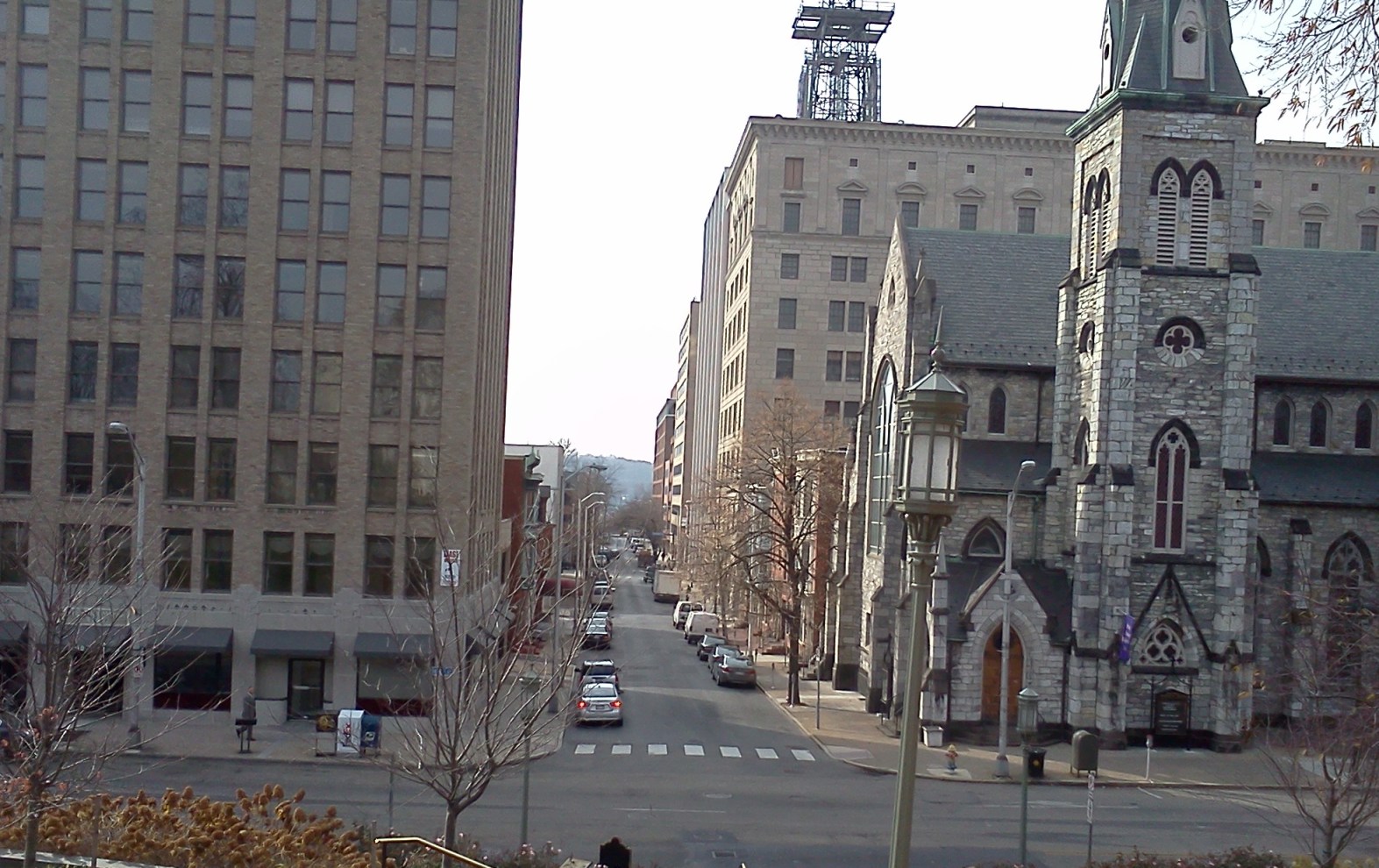 city, downtown, buildings